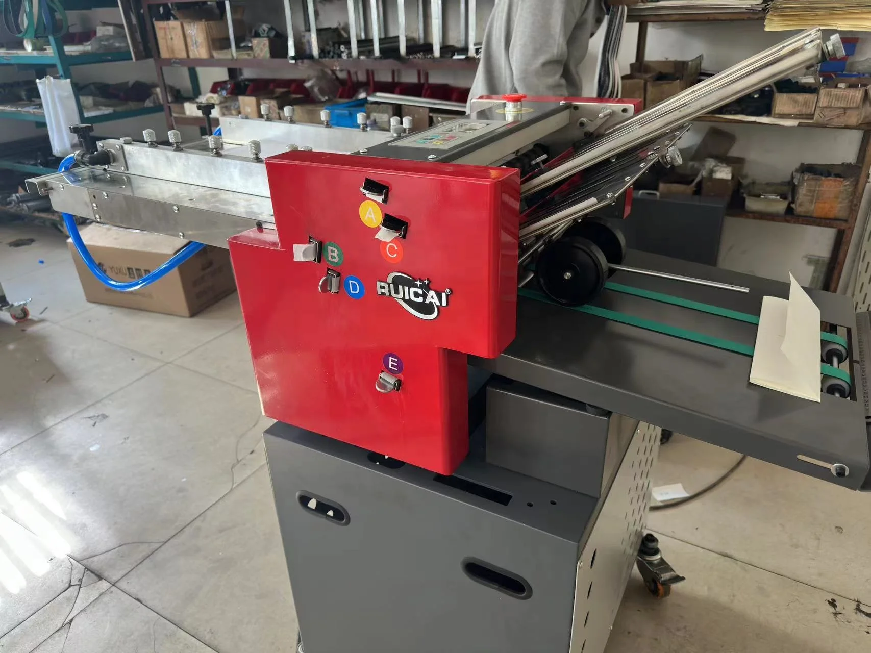 384s Full Automatic Letter Gate Concertina Fold Statement Folder Paper