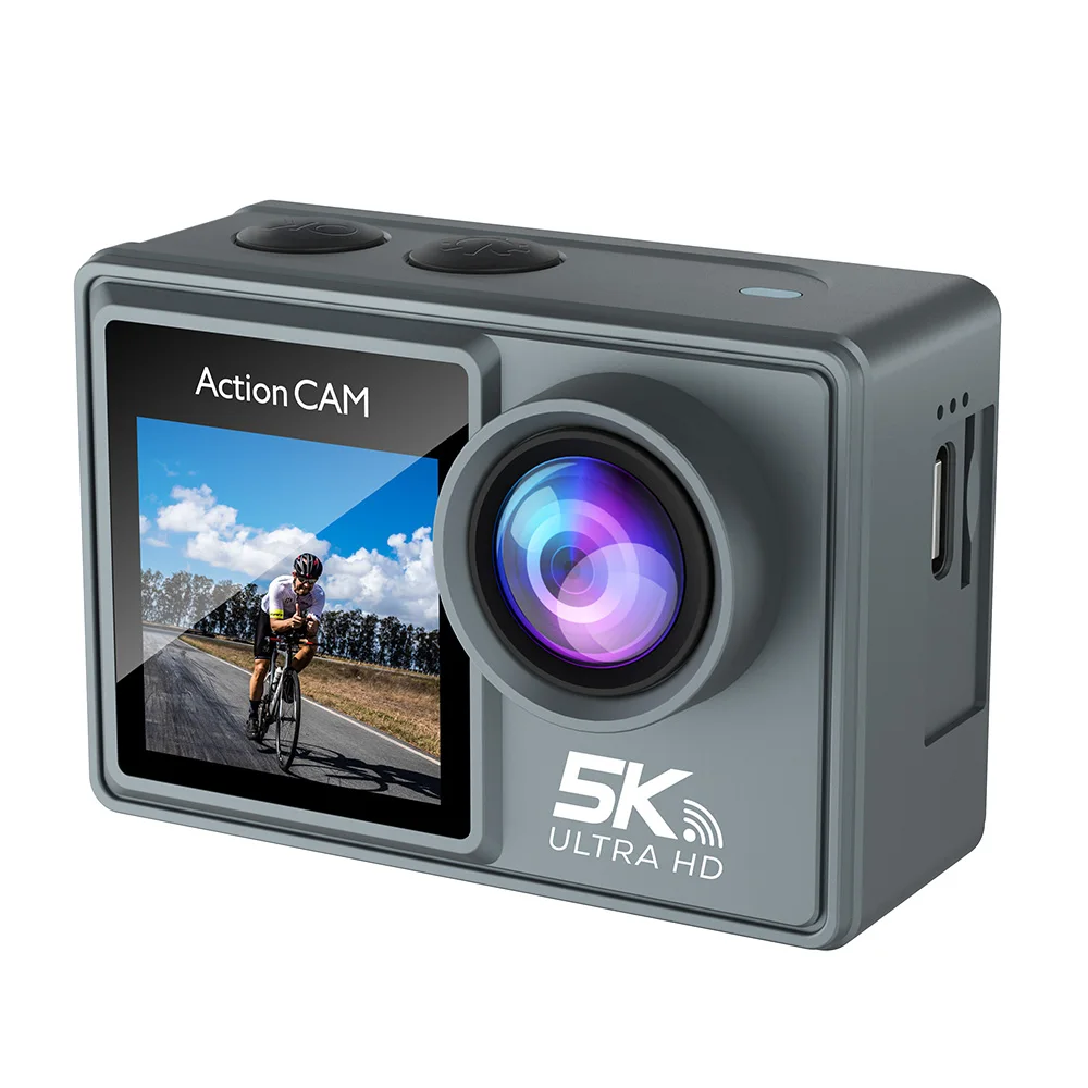 Action Vlog 12 Camera Ausek Pro Vlog 9 Black Action Camera Be Unique App Stabilized Outdoor Sport Camera Dual Antishake