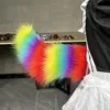 สไตล์ขอบเอวโปร่งใส 2 สีสันสดใส