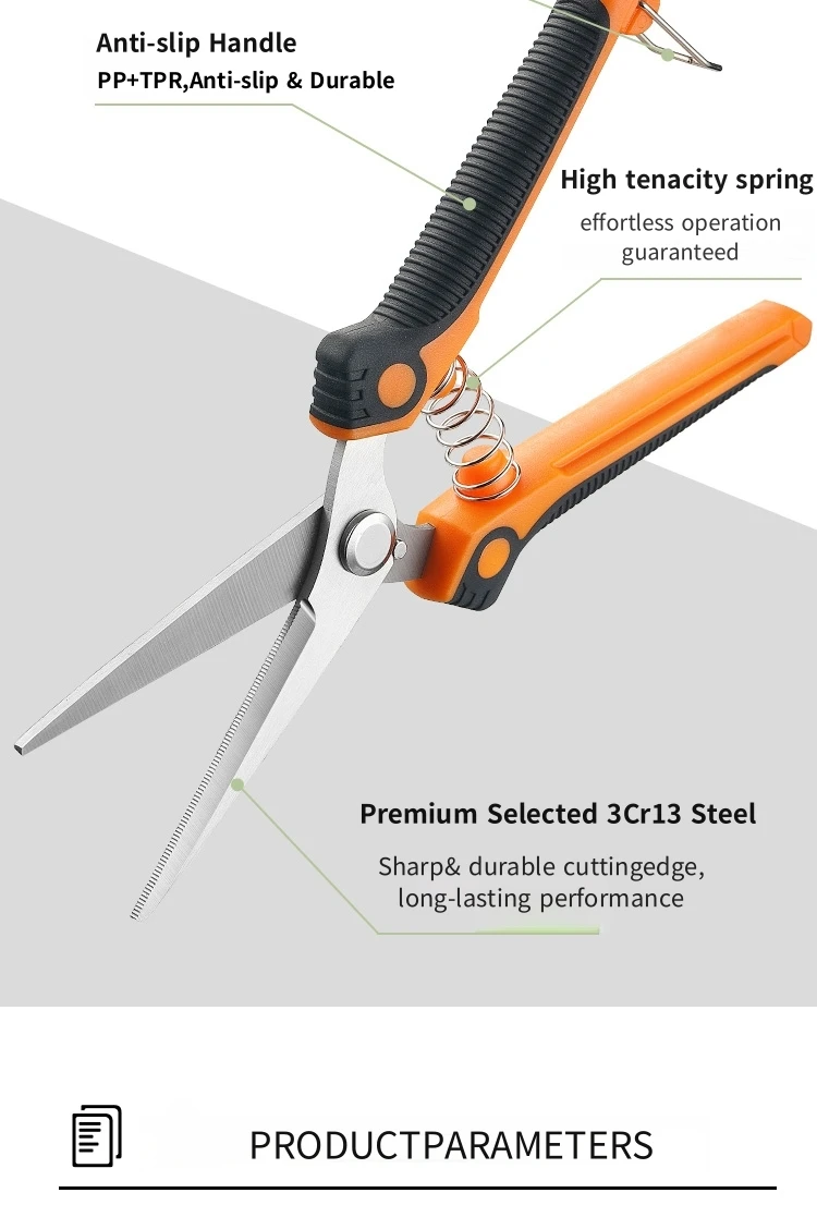 Floral pruning scissors