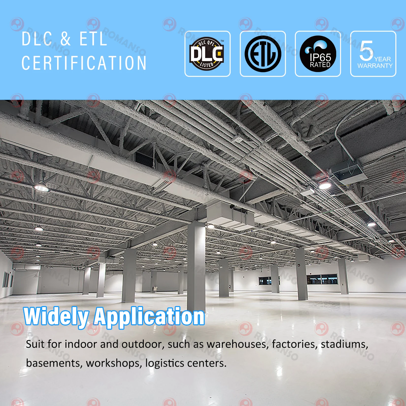 CAN Warehouse Delivery Led Light Ufo High Bay 100w Highbay Warehouse Lights