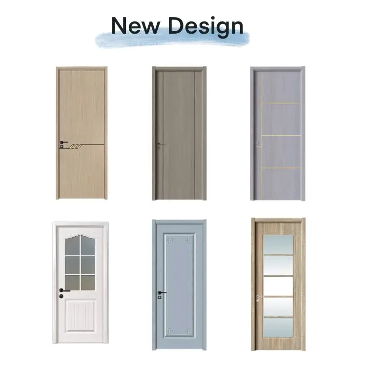 Misenya Apartment Pvc Interior Design Soundproof Waterproof Wpc Door With Door Lock Buy