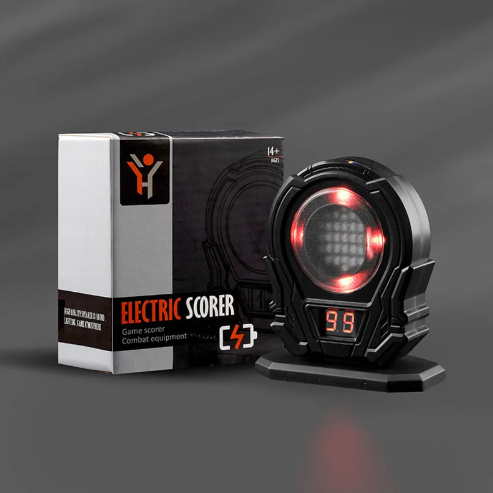 Shooting Training Electric Laser Gun with Sound Effect Target Practice Target Infrared Laser Induction Electronic Scoring Target