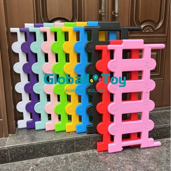 Colorful Plastic Fence Panels for Kids Playpen Durable Baby Safety Barrier for Indoor Playground or Nursery Use