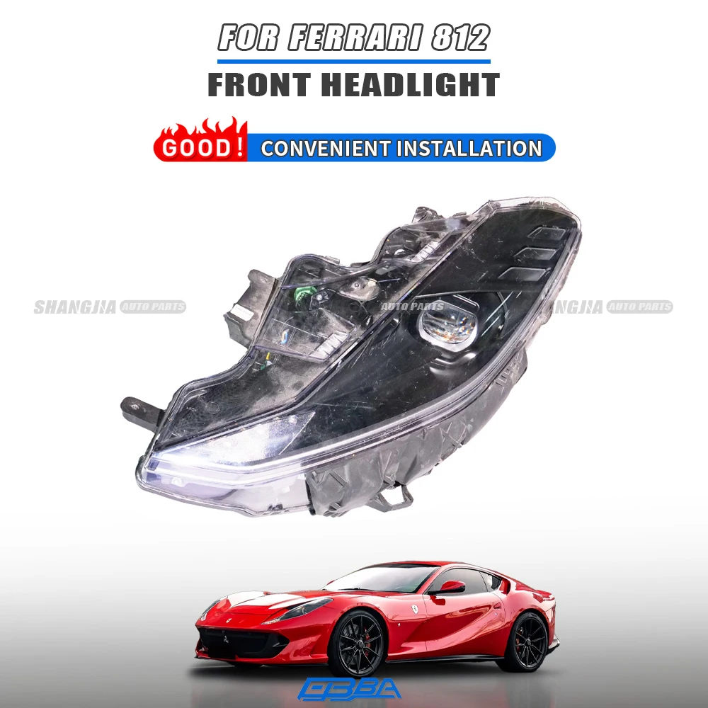 Headlight For Ferrari 812 338472 338470 GTS Spider High Quality Original Used Plastic Led Car Headlight No Repair No Yellow