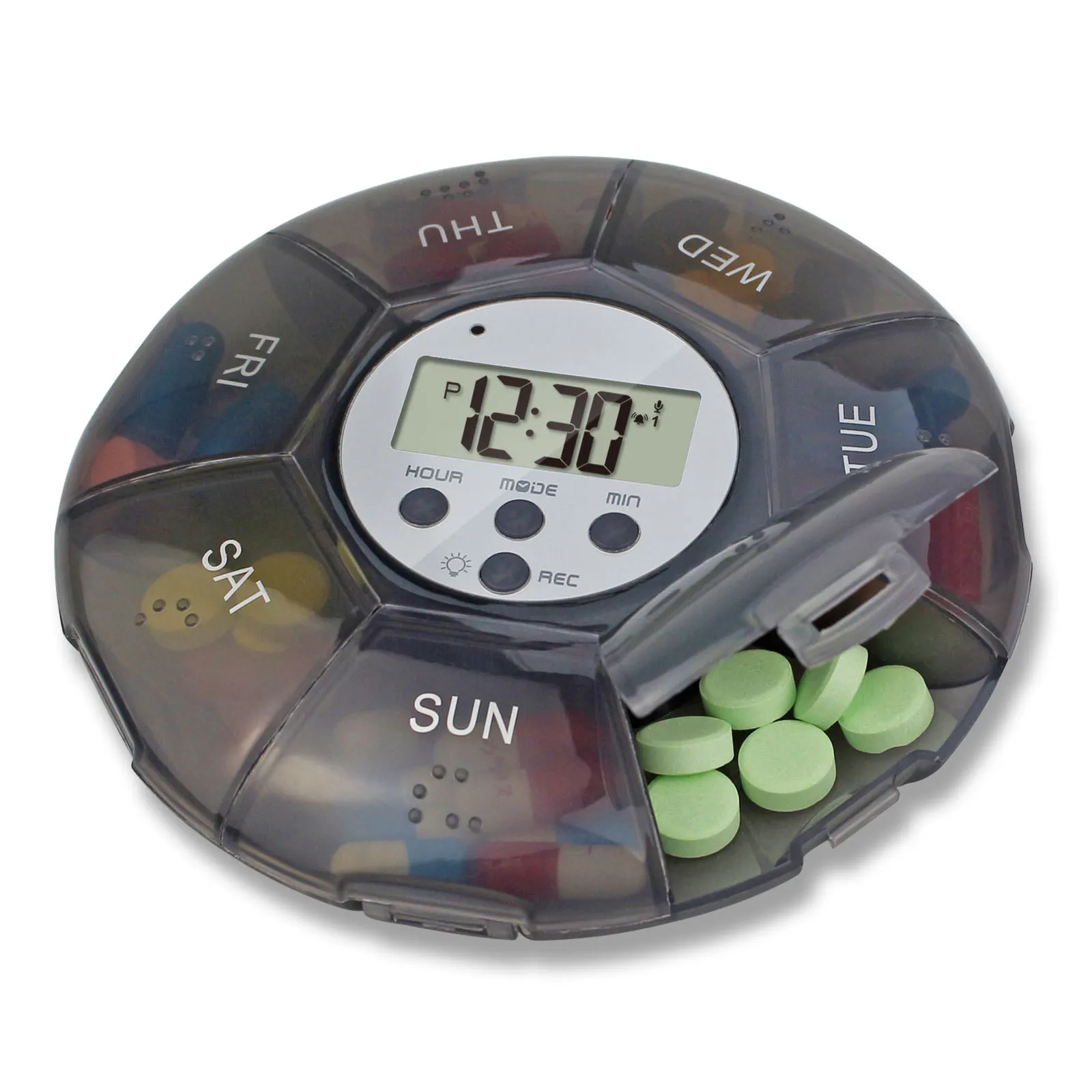 Cute Plastic Electronic Pill Box Timer