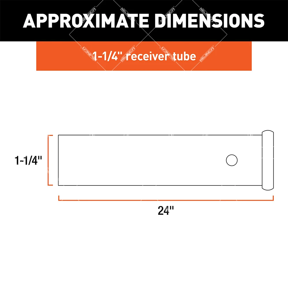 Gancio Di Traino Per Rimorchio - Ricevitore Da 2 Pollici, 250mm, In Acciaio Per Barra Di Sicurezza - Foto 8