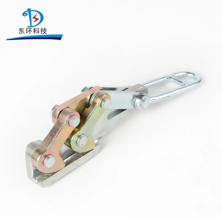 Dual Camera Earth Wire Gipper Overhead Transmission Line Stringing Tool Ground Wire Clamp Metric Measurement System Clamps