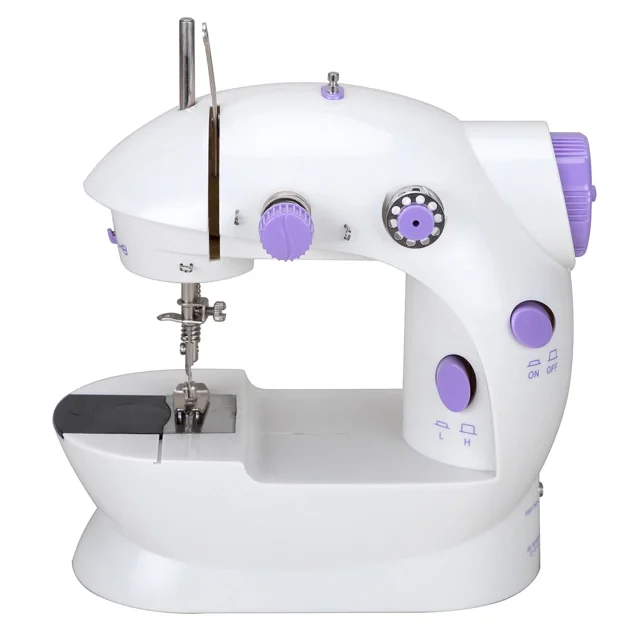Pequeño Hogar Máquina de coser eléctrica de dos velocidades automática de la máquina de coser 