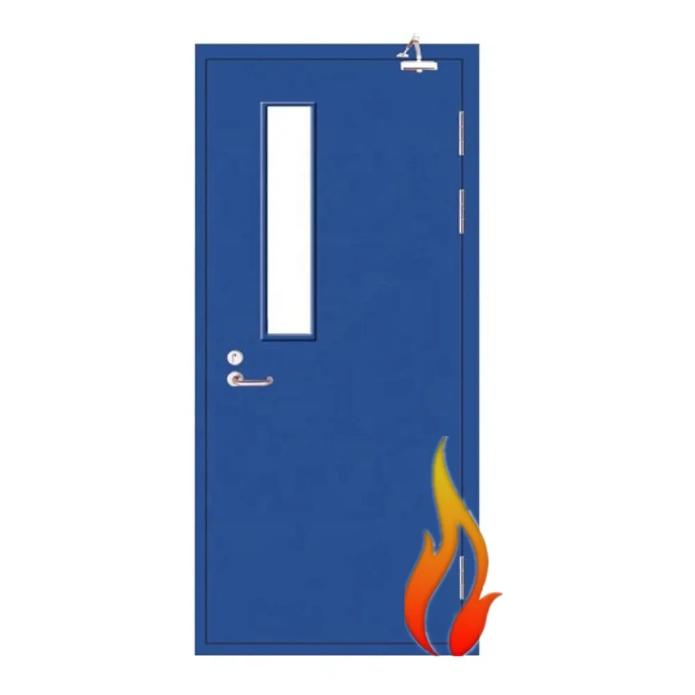 UL WH FM Approve Soundproof School Classroom Doors Exterior Front Entry Steel Fire Rated Door