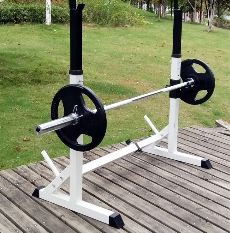 Оптовая продажа регулируемое оборудование для фитнеса стойка штанги и тяжелой атлетики пресса приседаний