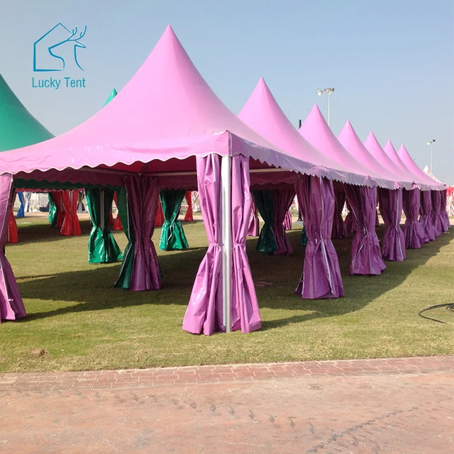 Large Marquee Pink PVC Restaurant Outdoor Party Event Pagoda Tents For Events