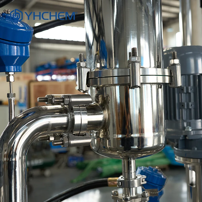 Solvent Recovery Fractional Distillation Tower Continuous Feed Stainless Steel Distillation Column Tower