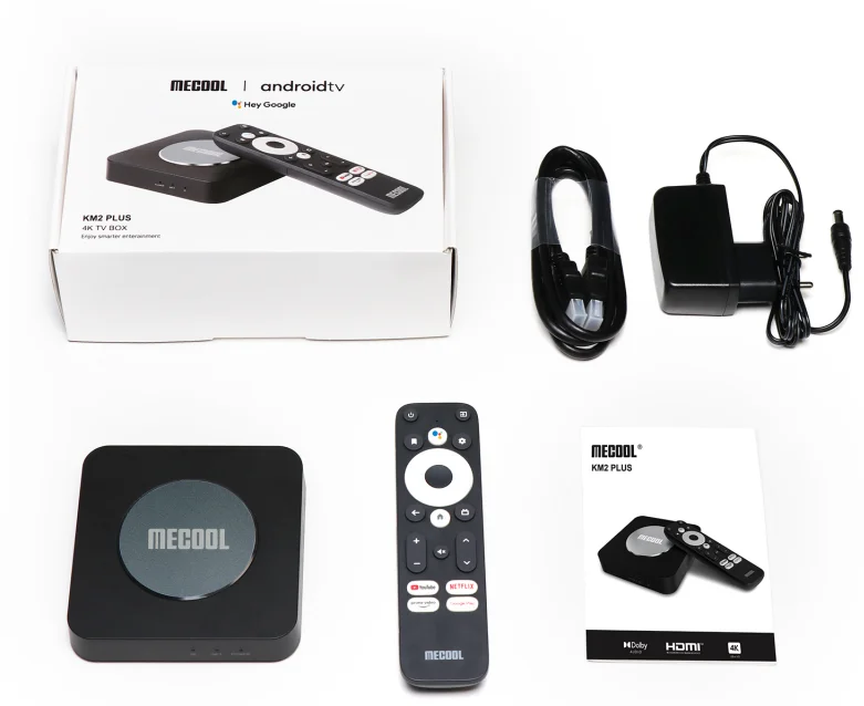 MECOOL OFFICIAL KM2 Plus Amlogic S905X4 4K Smart Play Store Android 11 Youtube Settop Set Top Box TV Box