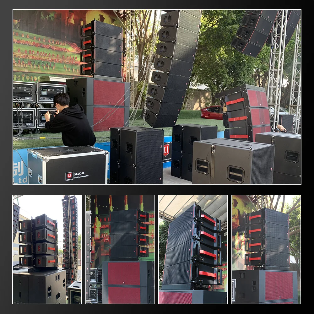The Smallest Line Array System Single 12 Inch 3 Way Audio Sound Array Speakers for Church