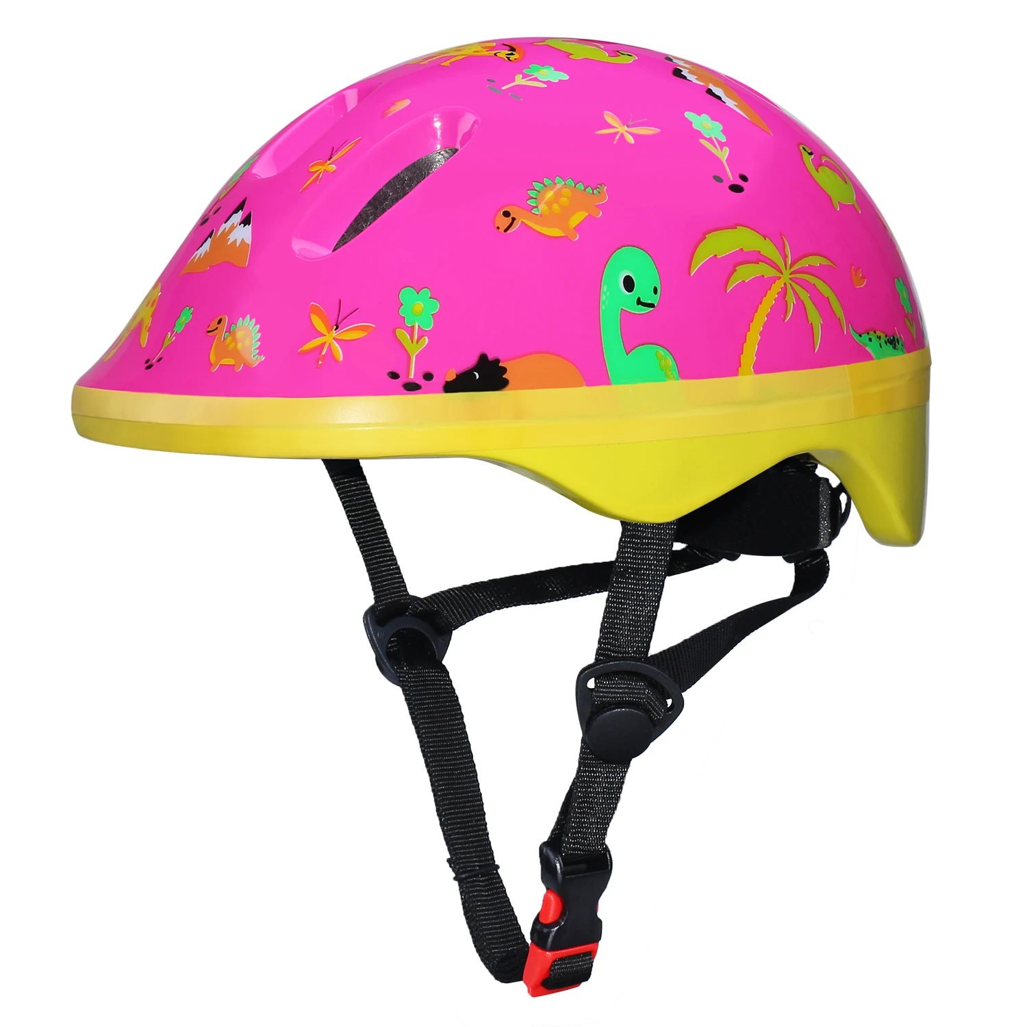 Colorful Shell Portable Skateboard Scooter Bike Helmet with Head Protection  for Child