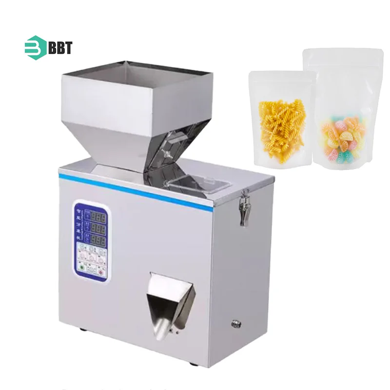 Semi Automatic Desktop Coffee Beans Flour Rice Particle Filling Machine Tea Powder Dispenser