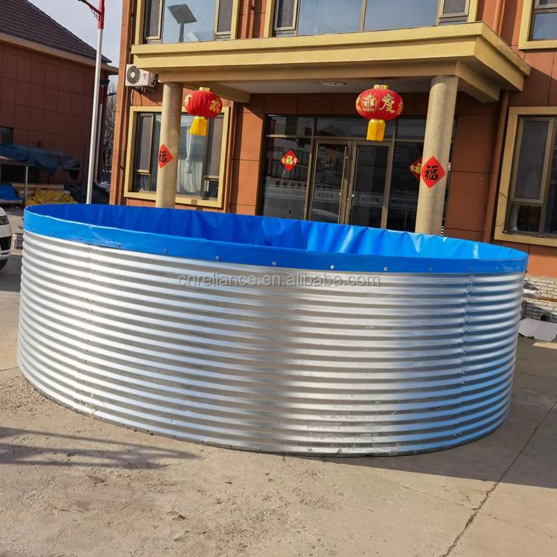 Fish Tanks Commercial Large Aquarium Plastic Fish Stock Tank Pvc Coated