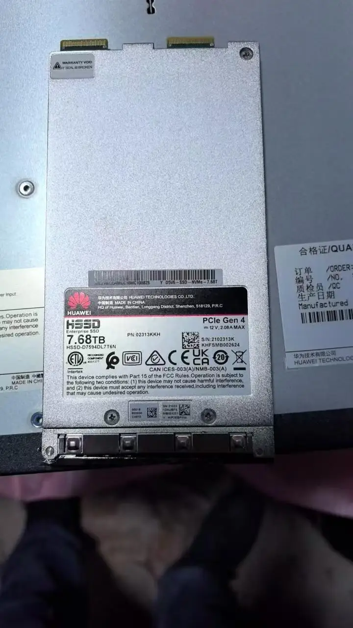 3.84TB NVMe SSD Solid State Drive for Huawei - Internal 2.5