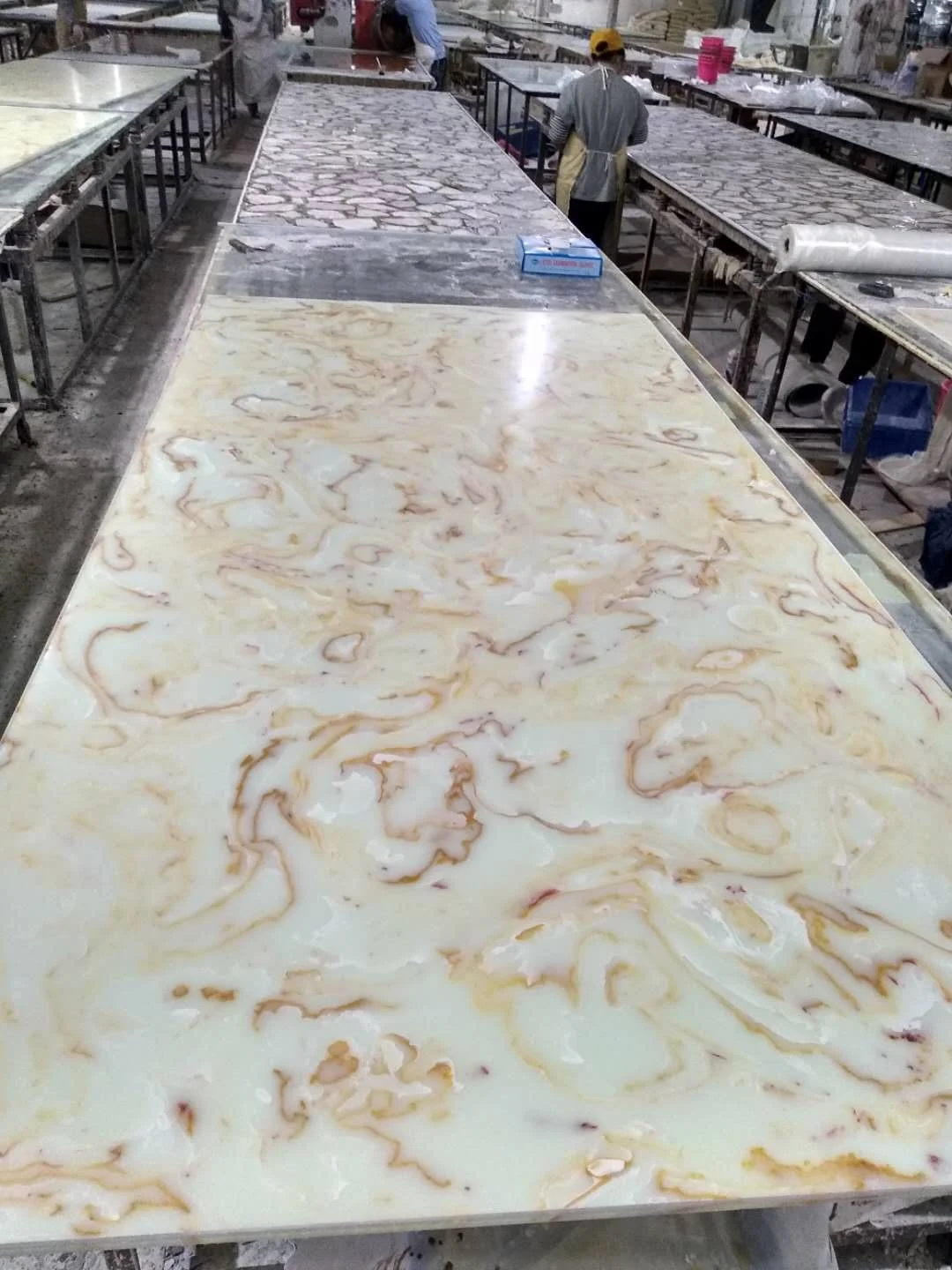 Alabaster Green Onyx Stone Slabs Translucent Backlit Marble Sheet