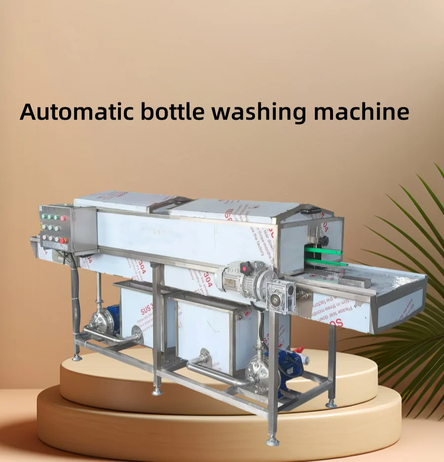 Industrial Continuous Glass Bottle Cans Jar Washing Machine Baby Bottle ...