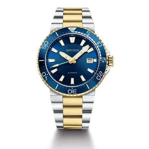 43MM Stainless Steel Custom Automatic Watches 200M Waterproof Business Dress Men Mechanical Watch With Calendar