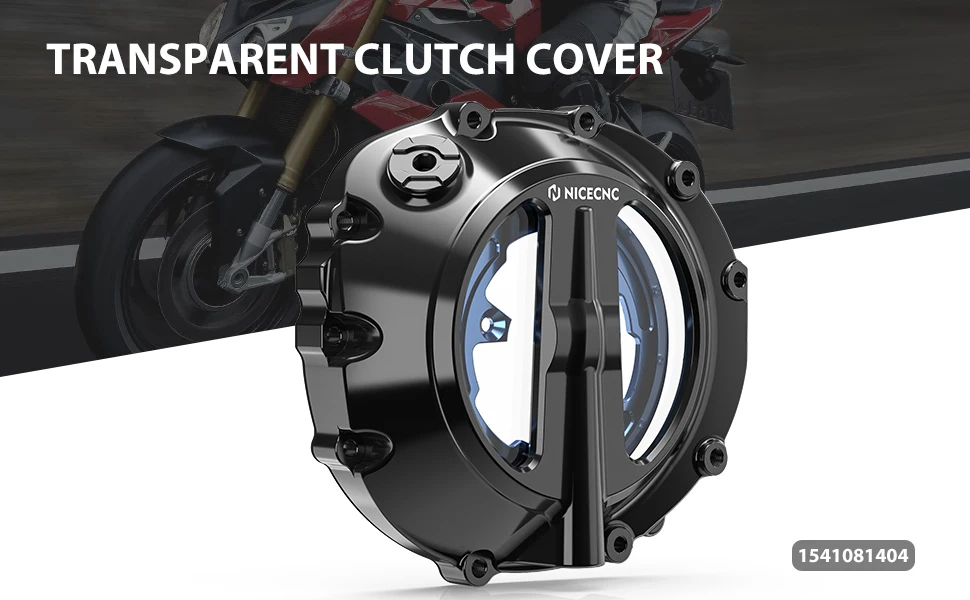 Nicecnc Aluminum Transparent Clear Clutch Cover Protector Plate For Bmw