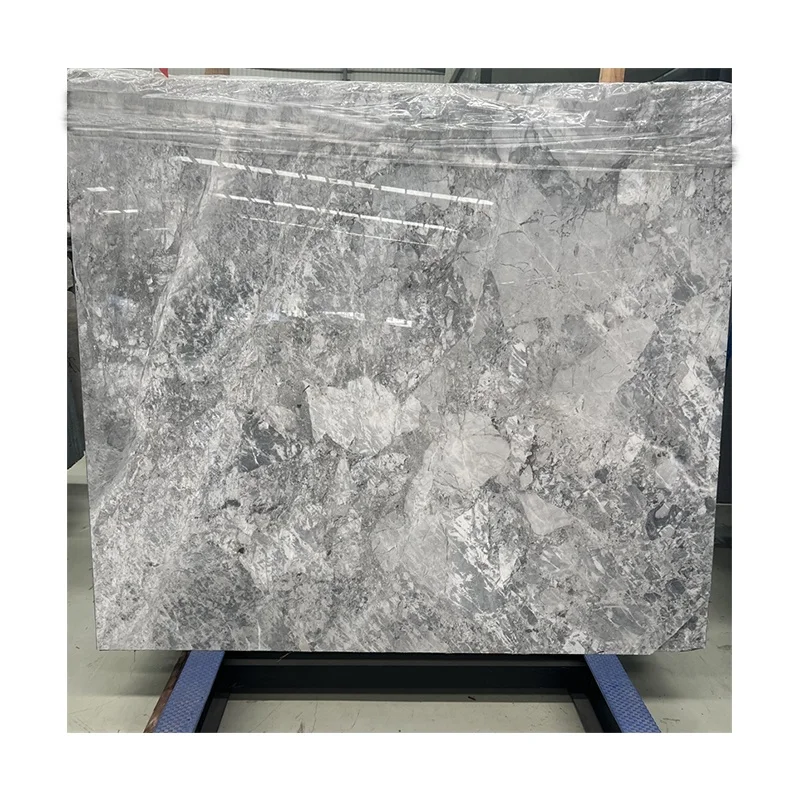 Luksusowa płyta marmuru Calacatta Grey do hotelowych podłóg i ścian płytki najwyższej jakości szary marmur pasujące do łazienki