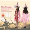 Pink cape +hat