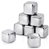 1pc Stainless Steel Ice Cube OPP Bag Package