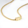 Chaîne en or jaune 14 carats, pendentif en or 9 carats