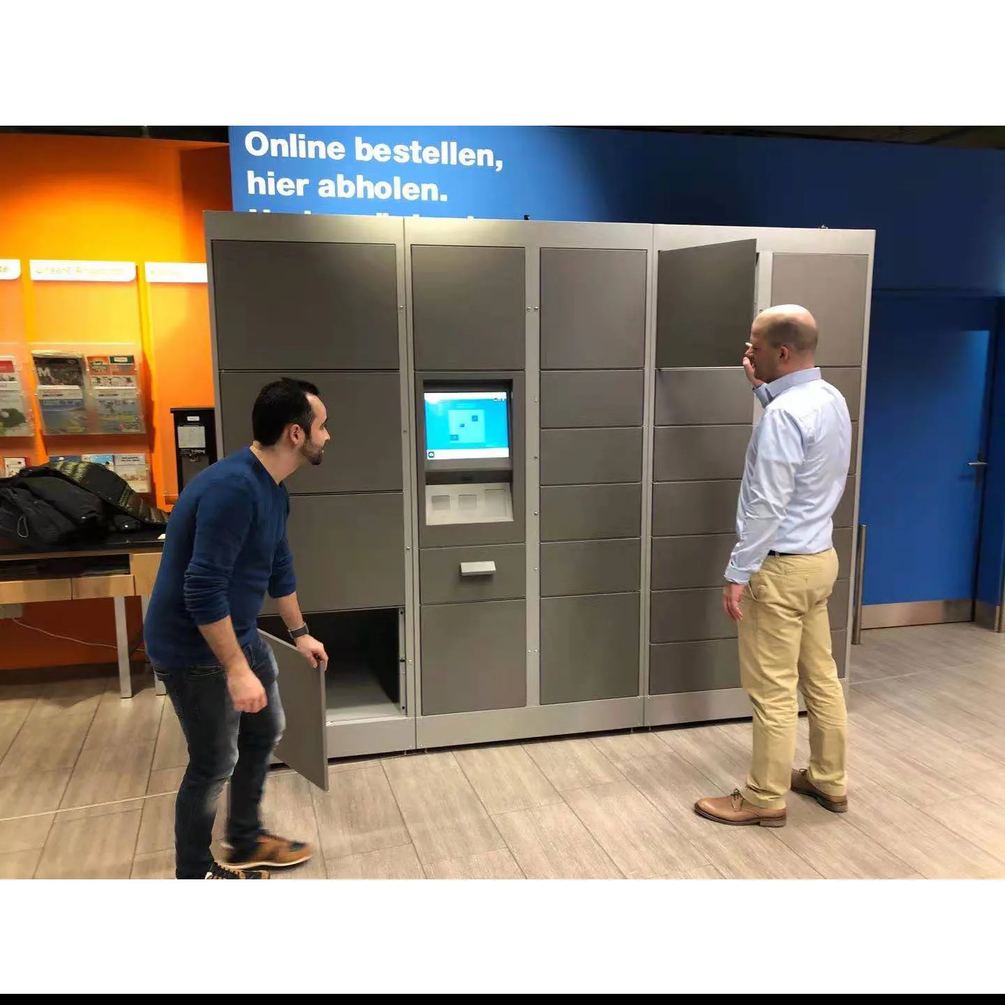 SNBC Self Pick up Electronic Smart Cabinet Parcel Delivery Locker for Post Express