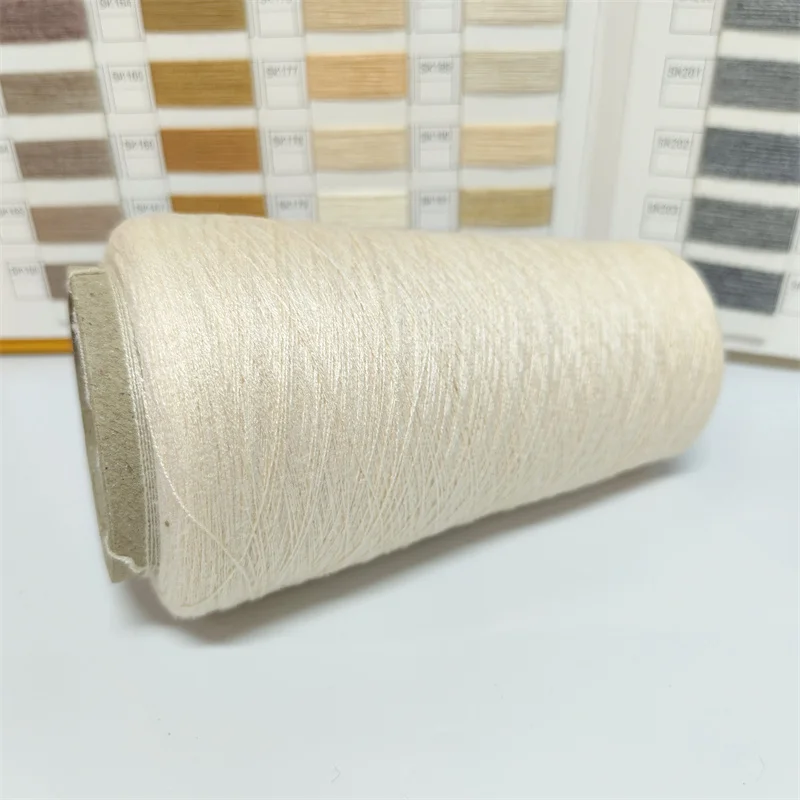 Factory Supply Custom Dyed Raw White Core-Spun Yarns 28% PPT 15% Viscose 57% Polyester Core Spun Yarn