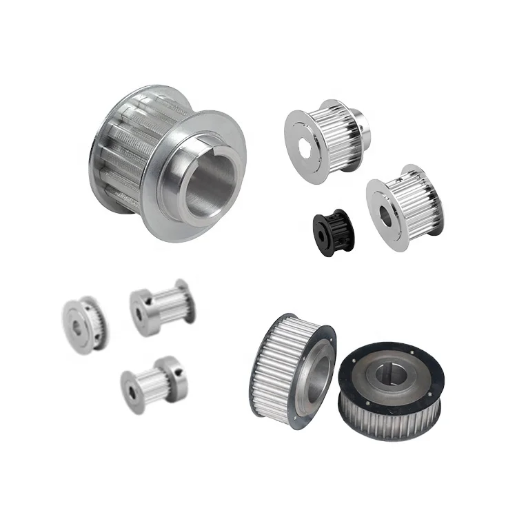 C45 Steel AT10 Timing Belt Pulley Customizable OEM Product with 25mm 30mm 50mm Belt Widths