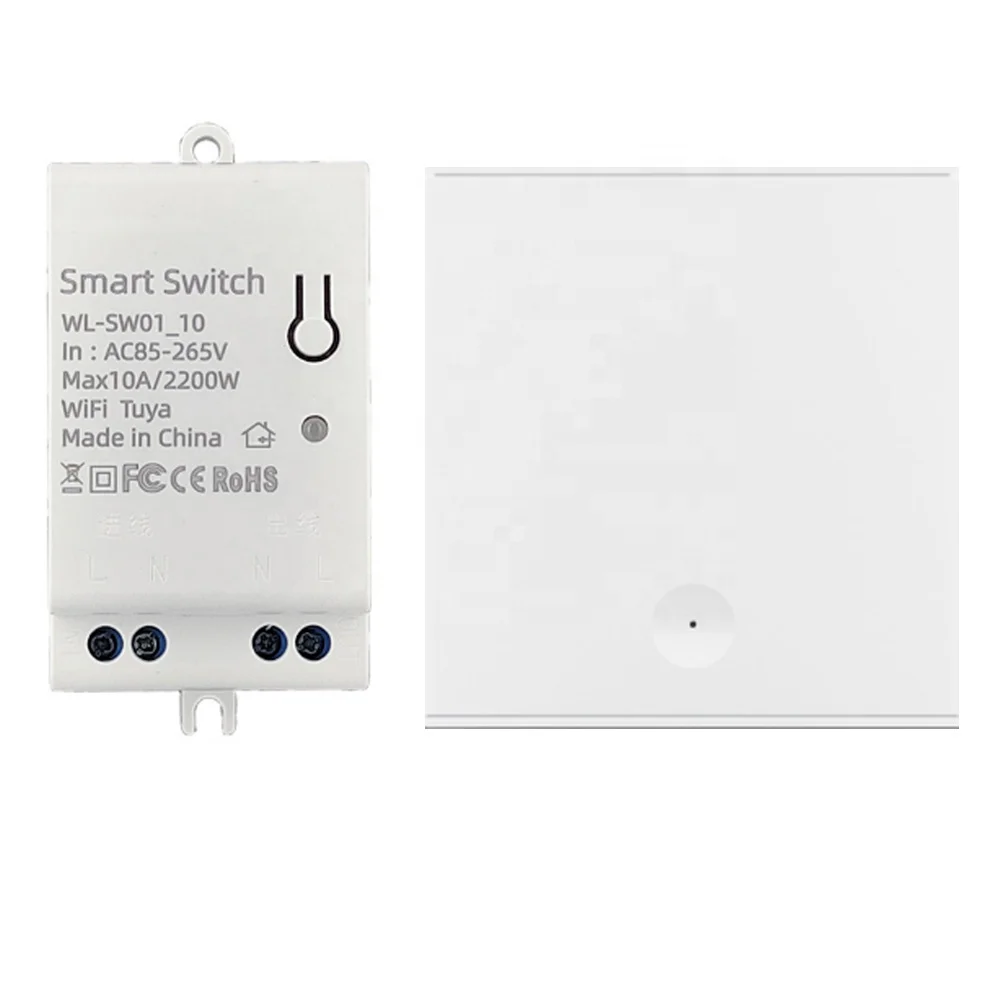 OEM Tuya 10A Wi-Fi умный выключатель света беспроводные переключатели DIY Smart Breaker релейный модуль