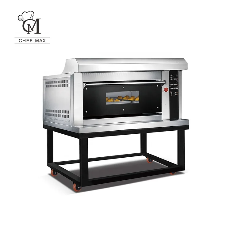 Chefmax Chinese Professional Commercial Kitchen Equipment Hot Sale Price Stainless Steel Pizza Electric Deck Oven for Food