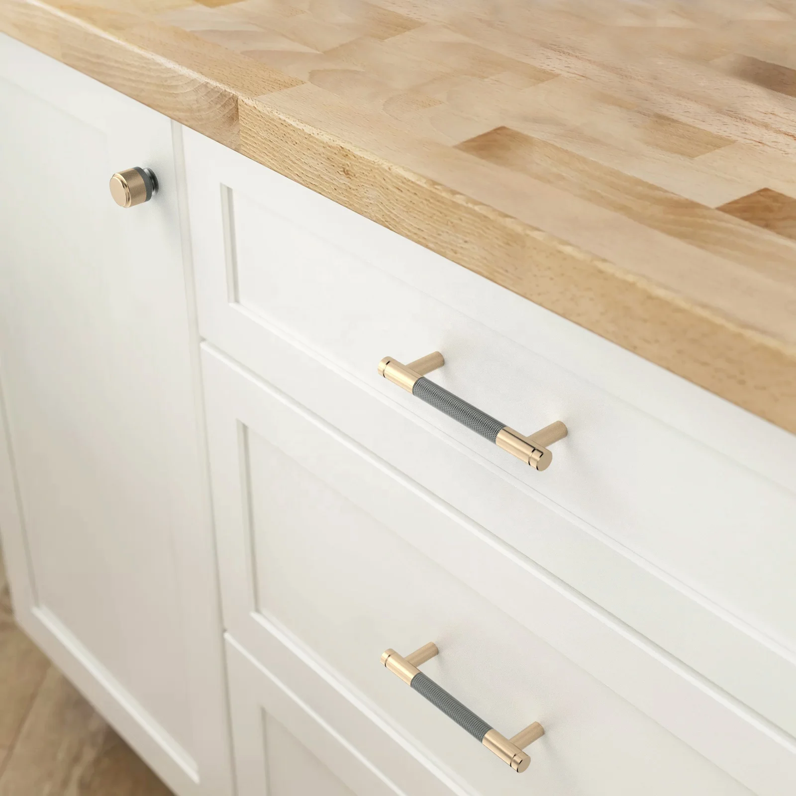 Hot Sale Modern Simple Kitchen Pull Handle Gold Wardrobe