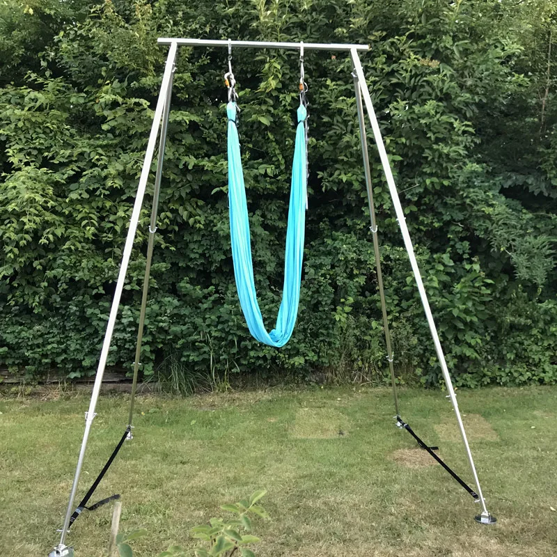 
 Портативная подставка для йоги из магниевого сплава, регулируемая высота 1-3,4 м  