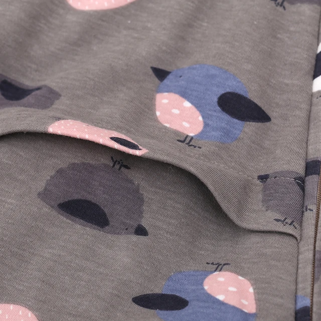 Заводская цена 100% хлопок унисекс новорожденный пеленать зима теплая маленькая птица Дети сна мешок Детские спальные мешки для детей