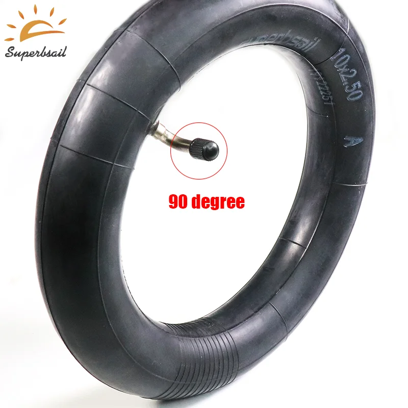 Superbsail EU Warehouse High Quality E-Scooter Tire 10*2.5 Inner Tube With Bent Valve 90 Degree For Electric Scooter Tyre supplier