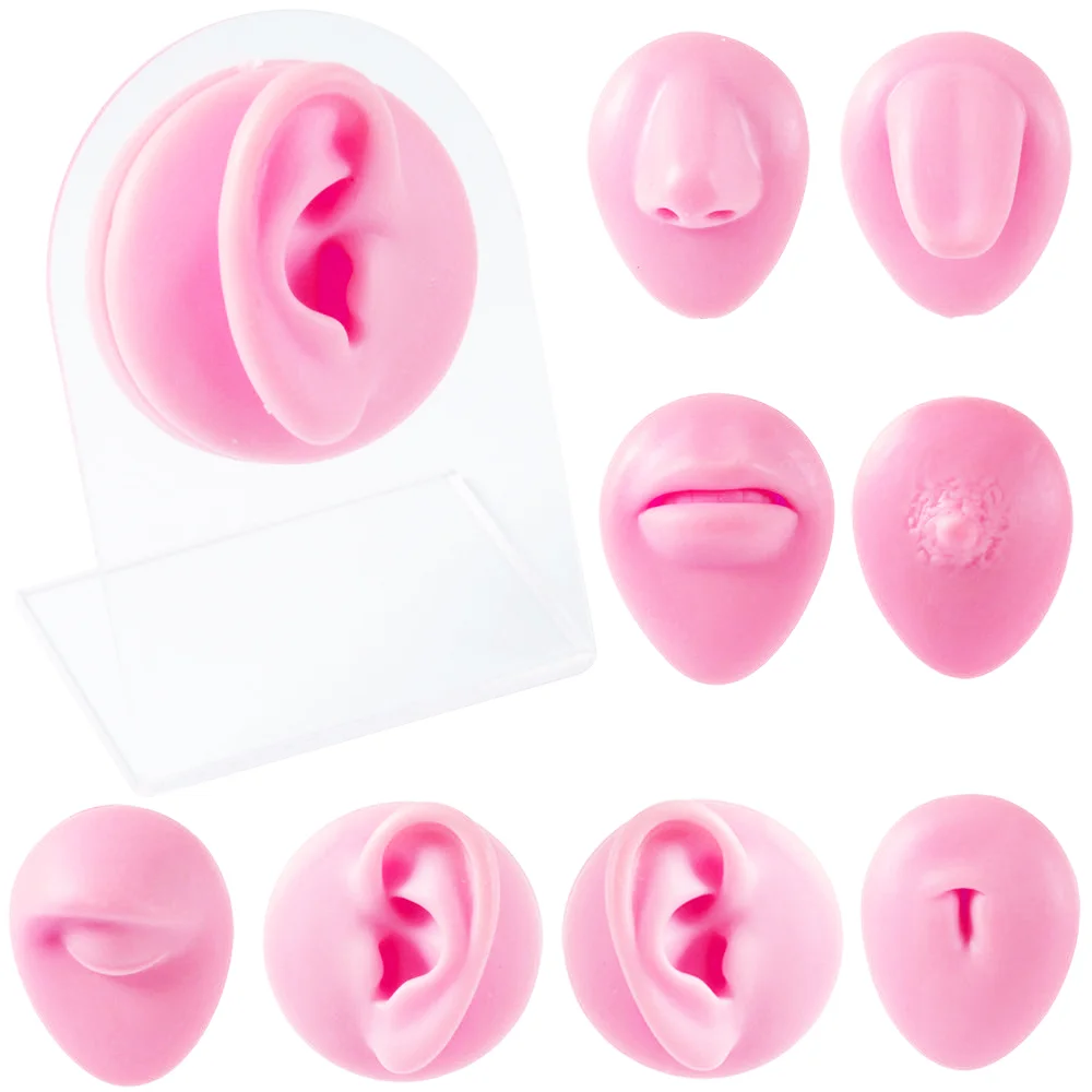 Gaby Soft Silicone Display Model with Stents  Faux Real Artificial Piercing Model  Display Tool Piercing  Jewelry