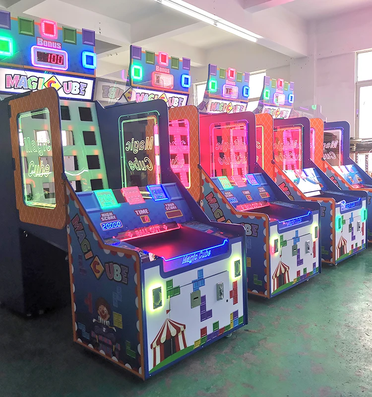 Magic Cube New Arrival Coin Operated Ticket Redemption Arcade Games Machines for Sale Throw Ball