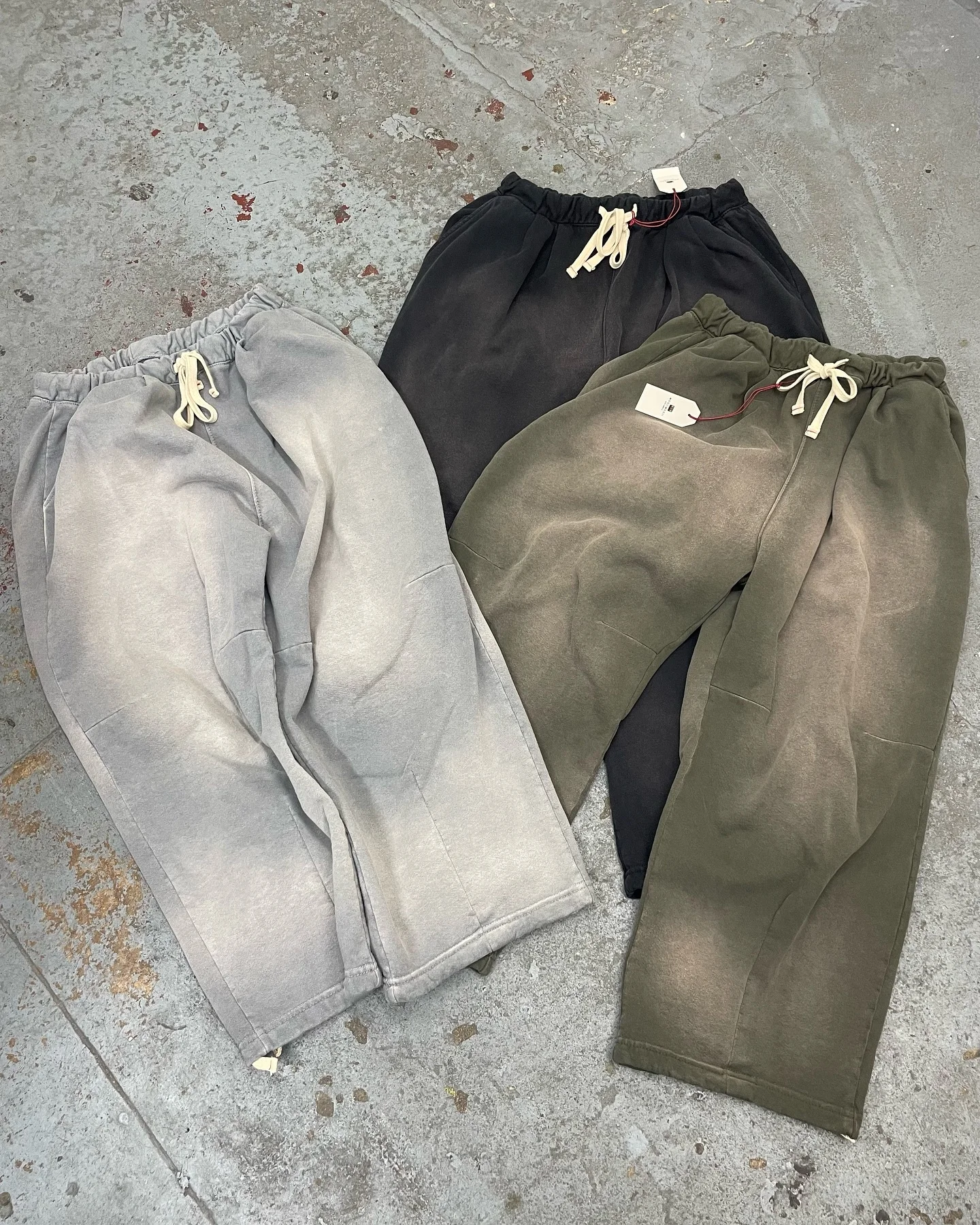 Track Jogger Sweat Pants Streetwear Heavy Cotton Acid Wash Oversized Heavyweight Baggy Straight Wide Leg Flared Sweatpants Men