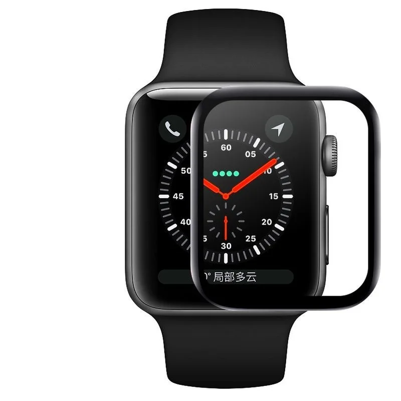 3d De La Cubierta Completa De Protector De Pantalla Para Apple Watch Serie  1,2,3,4,5,6 Se 38mm 40mm 42mm 44mm - Buy Protector De Pantalla Suave Para  Apple Watch,La Cubierta De Protector De