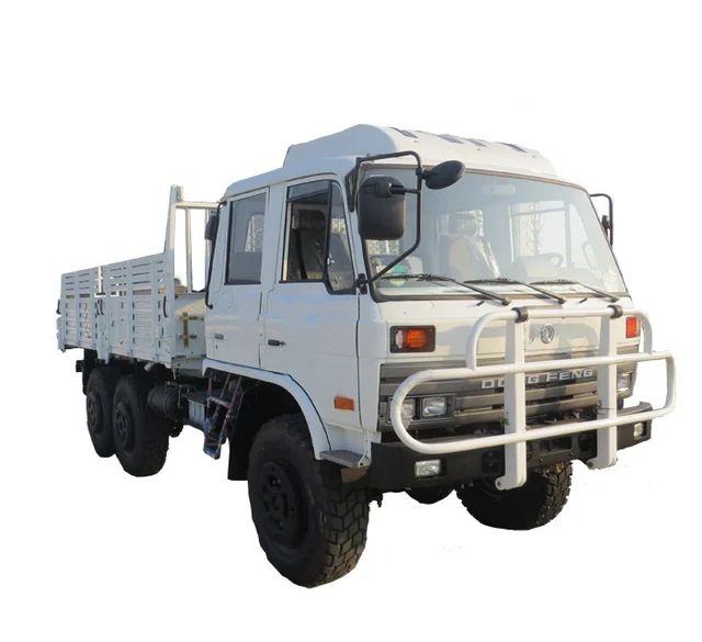 Brand New 4x4 4 Wheels 6x6 6 Wheels Off -Road Fence Cargo Truck with Double Row Seats Cab