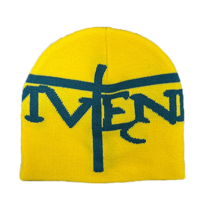 Custom Beanie 100 Acrylic Skull Cap Print With Own Design Pattern