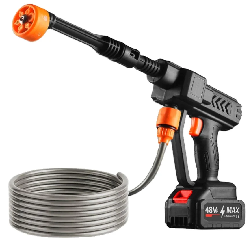 TEBAK Factory High Pressure Portable Cordless Wireless Electric Cleaning Car Pressure Washing Water Spray Gun Car Washer Machine