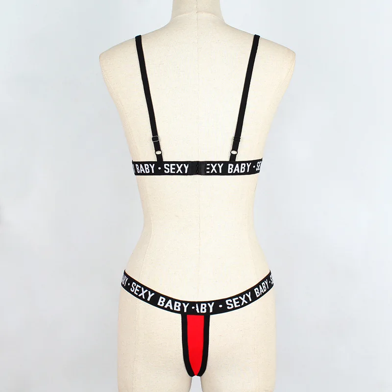 Young Girl Sexy Bra and Brief Sets Cute Bra and Panties Woman Bag Quantity Lingerie Hot Style_voghion.com