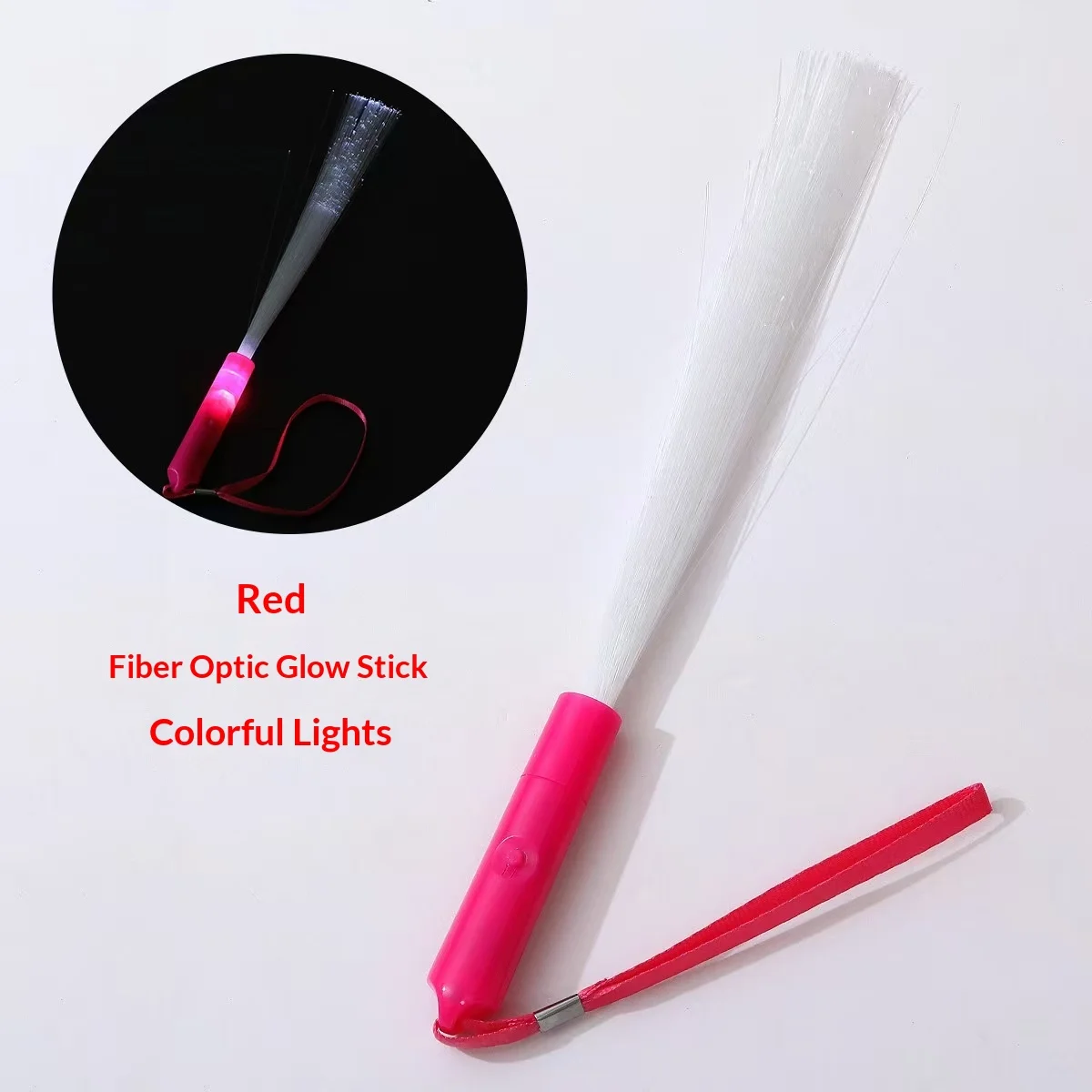 LED Luminous Fiber Optic Stick Fluorescent Stick, Concert bar Cheering Atmosphere Props preview 5