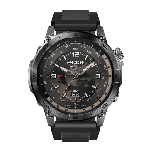 Zeblaze Stratos 2 Plus GPS Smart Watch 1.43'' AMOLED Display Compass Barometric Altimeter Bluetooth Phone Calls Smartwatch